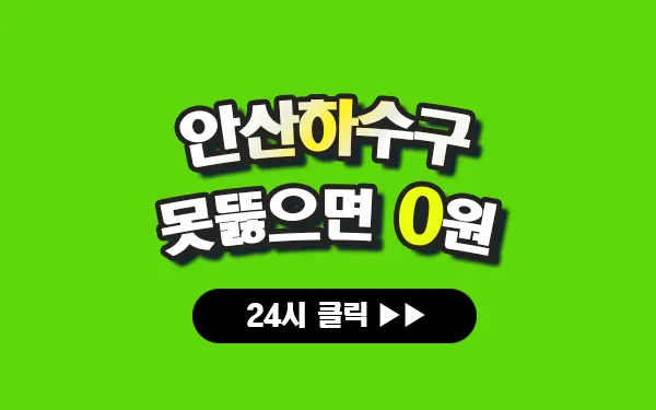 안산시하수구막힘 안산하수구막힘 안산싱크대막힘 안산시싱크대막힘 안산시변기막힘 안산변기막힘 프로설비 안내 이미지