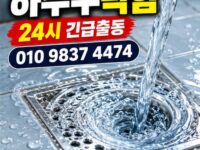 진안동하수구막힘