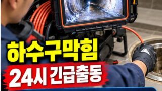 배양동하수구막힘