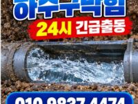 송산동하수구막힘